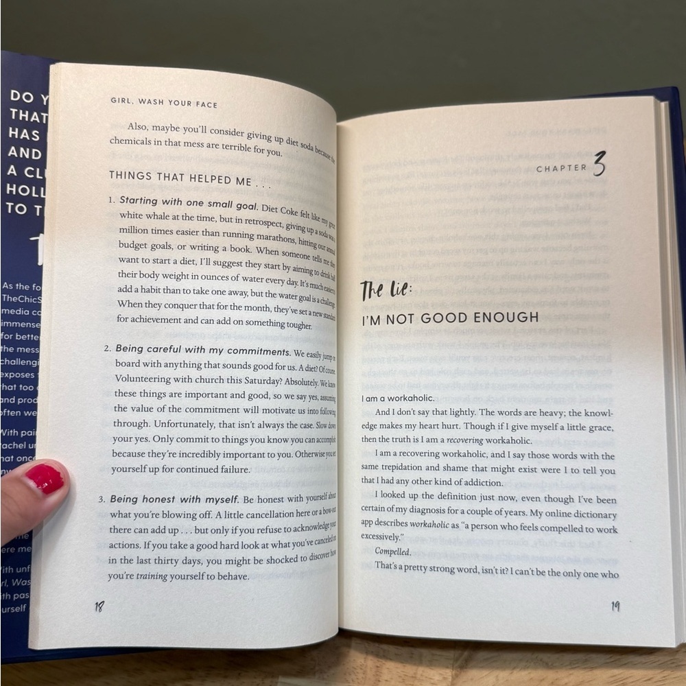 Girl, Wash Your Face by Rachel Hollis - Yellow & Red Cover - Picture 4 of 4